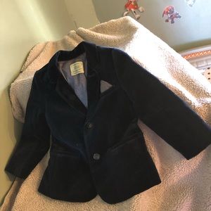 Zara baby velvet blazer